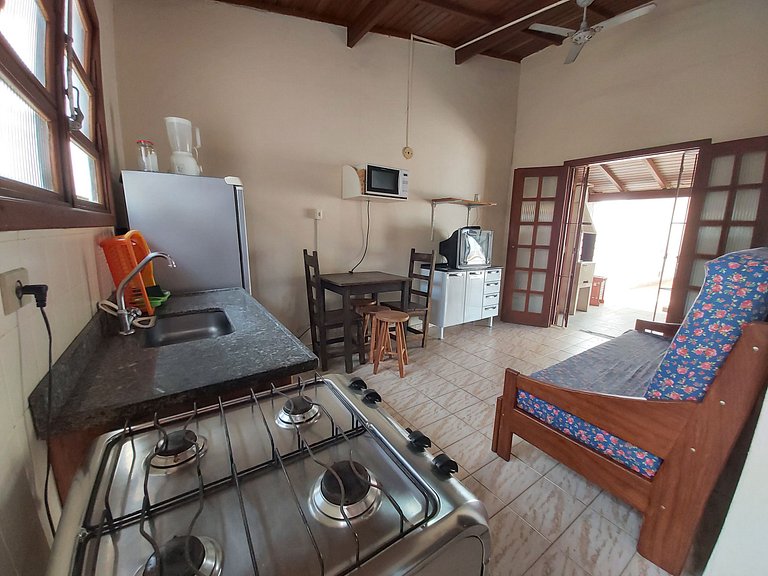 Maranduba Chalé Marbela 6-A — 1 Quarto, Piscina, 3 Quadras d