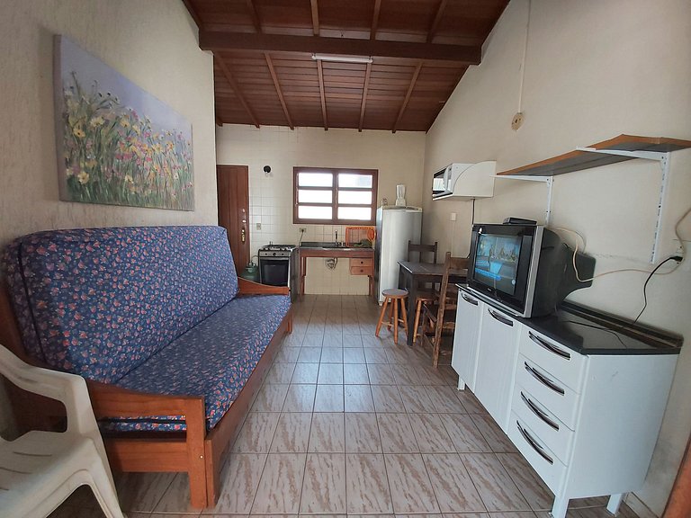 Maranduba Chalé Marbela 6-A — 1 Quarto, Piscina, 3 Quadras d