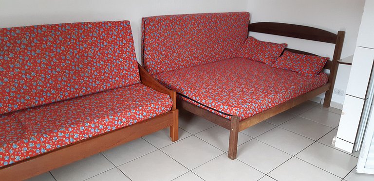 Maranduba Kitnet Marbela 6-E — 1º Andar, Piscina, 3 Quadras