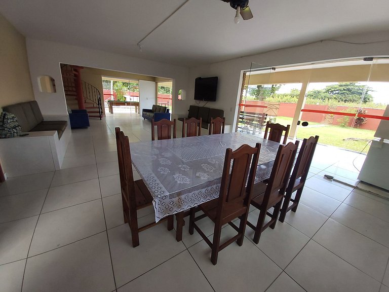 Casa Sapê Grande — 6 Quartos, Piscina, 16 Pessoas, 1 Quadra