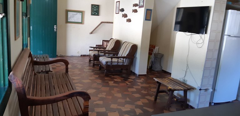 Casa Maranduba — 3 Quartos, 10 Pessoas, 1 Quadra do Mar