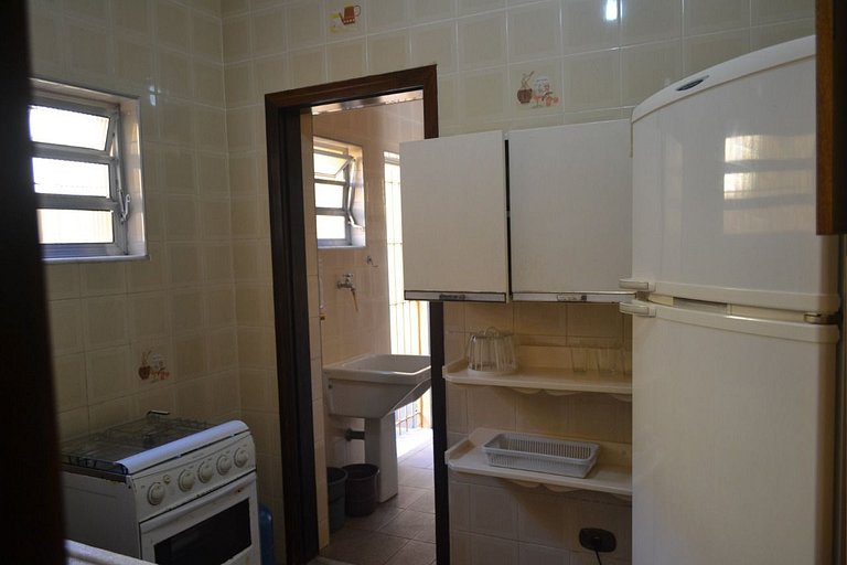 Apartamento Praia Grande — 3 Quartos, 12 Pessoas, 2 Quadras