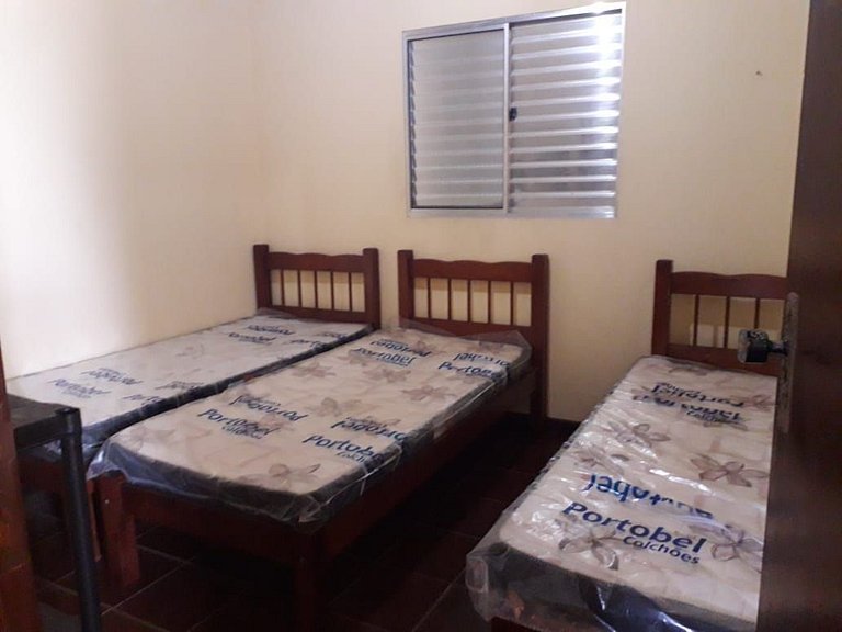 Casa Pé na Praia Sapê — 5 Quartos, 12 Pessoas, Frente ao Mar