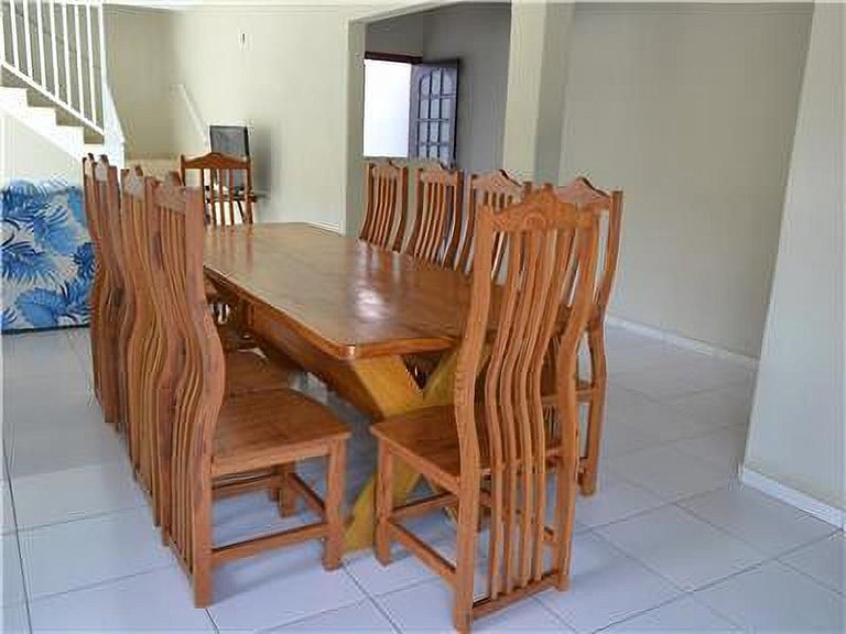 Casa Sapê 03 — 4 Suítes, Piscina, 12 Pessoas, 2 Quadras da P