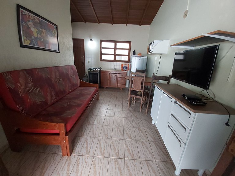 Maranduba Chalé Marbela 6-B — 1 Quarto, Piscina, 3 Quadras d