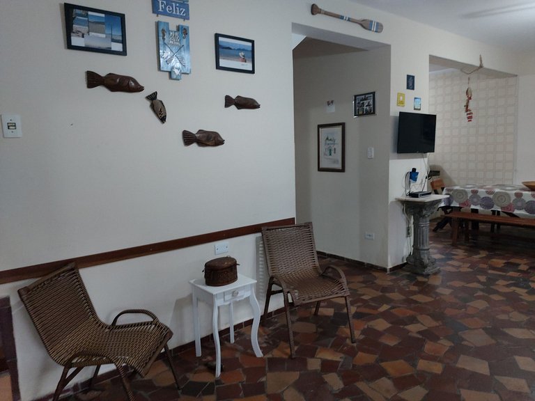 Casa Maranduba — 3 Quartos, 10 Pessoas, 1 Quadra do Mar