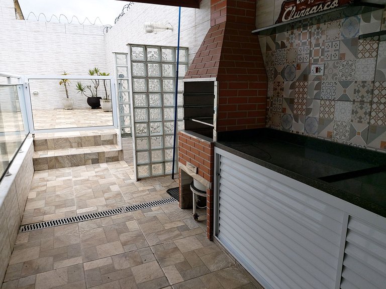 Casa Sapê — 3 Quartos, Piscina, 12 Pessoas, 1 Quadra do Mar