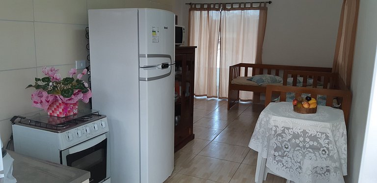 Apartamento Maranduba A — 1 Quarto, 4 Pessoas, 100m do Mar